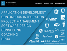 Tablet Screenshot of florian-kittel.de